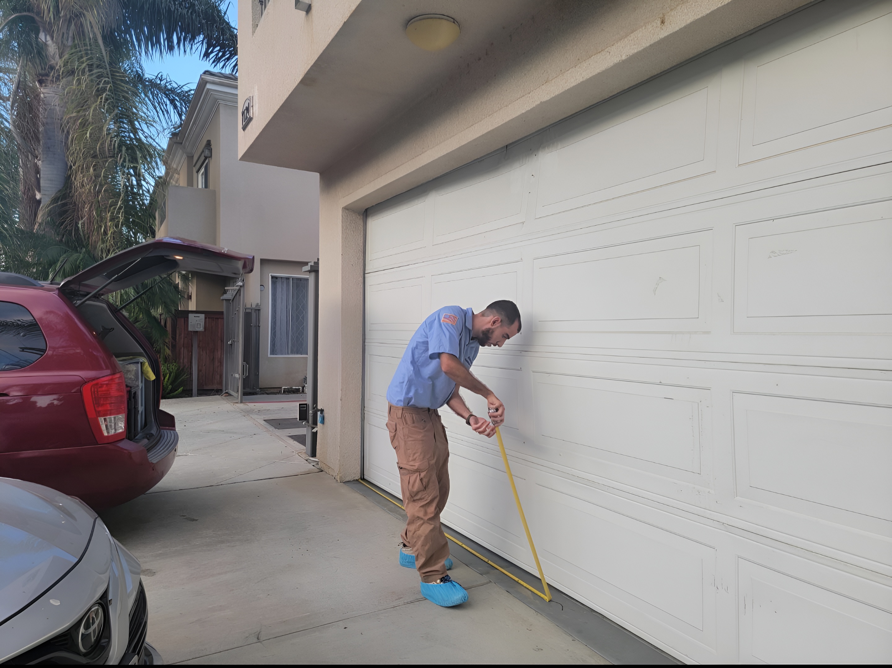 Victory Garage Door Repair team and van